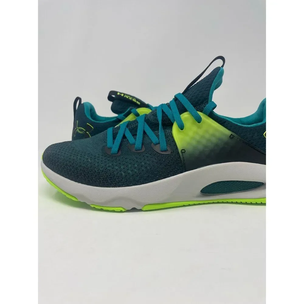 Under Armour Hovr Rise 3 Running Shoes Blue Green 3024273-300 Mens Size‎ 10 NEW